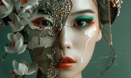 Oiran’s Elegant Mask