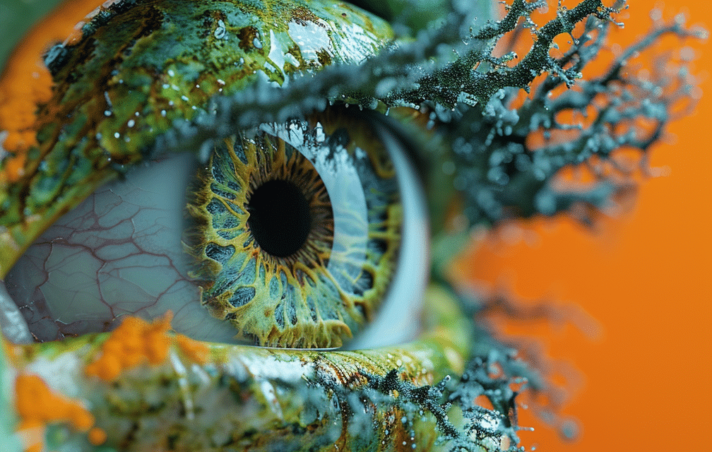 Art-Coral human eye