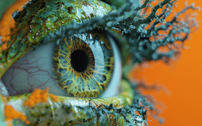 Art-Coral human eye