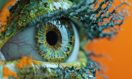 Art-Coral human eye