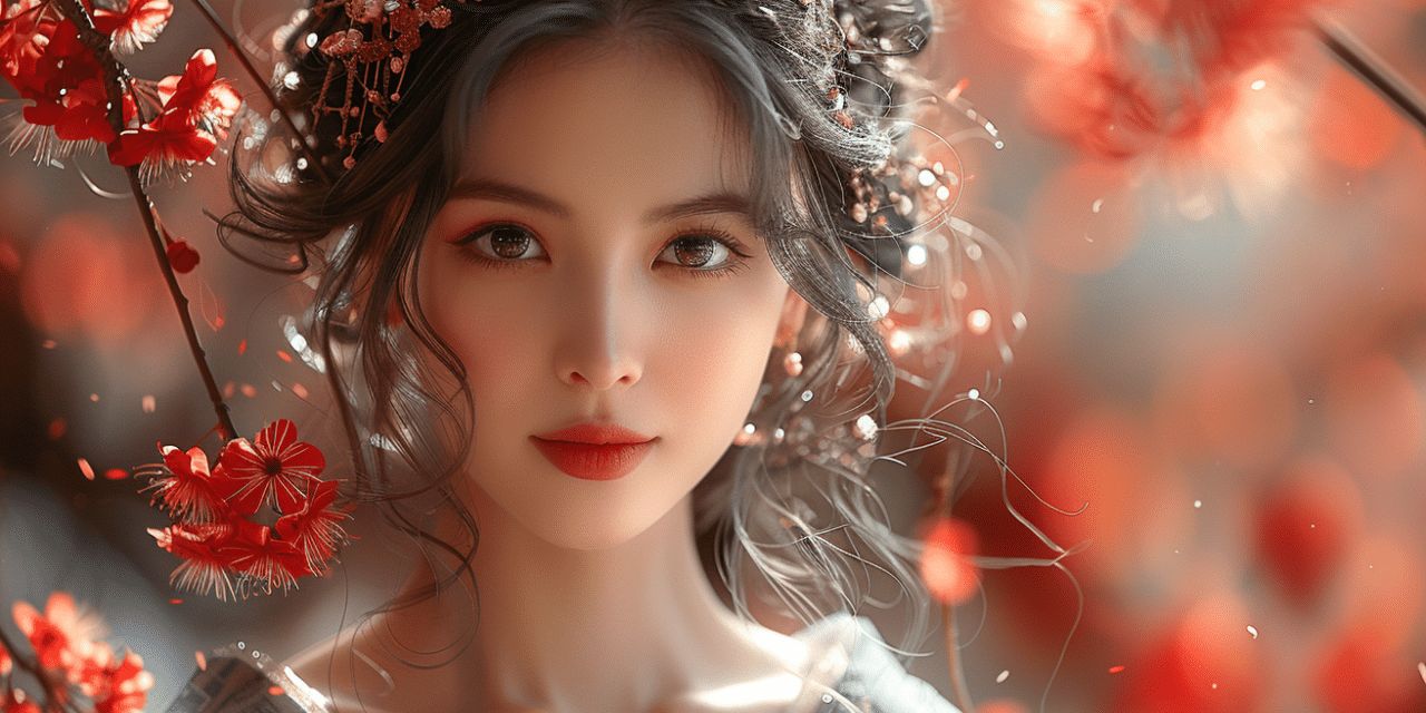 Beauty of Oiran in Kyoto: A Fusion of AI and Tradition