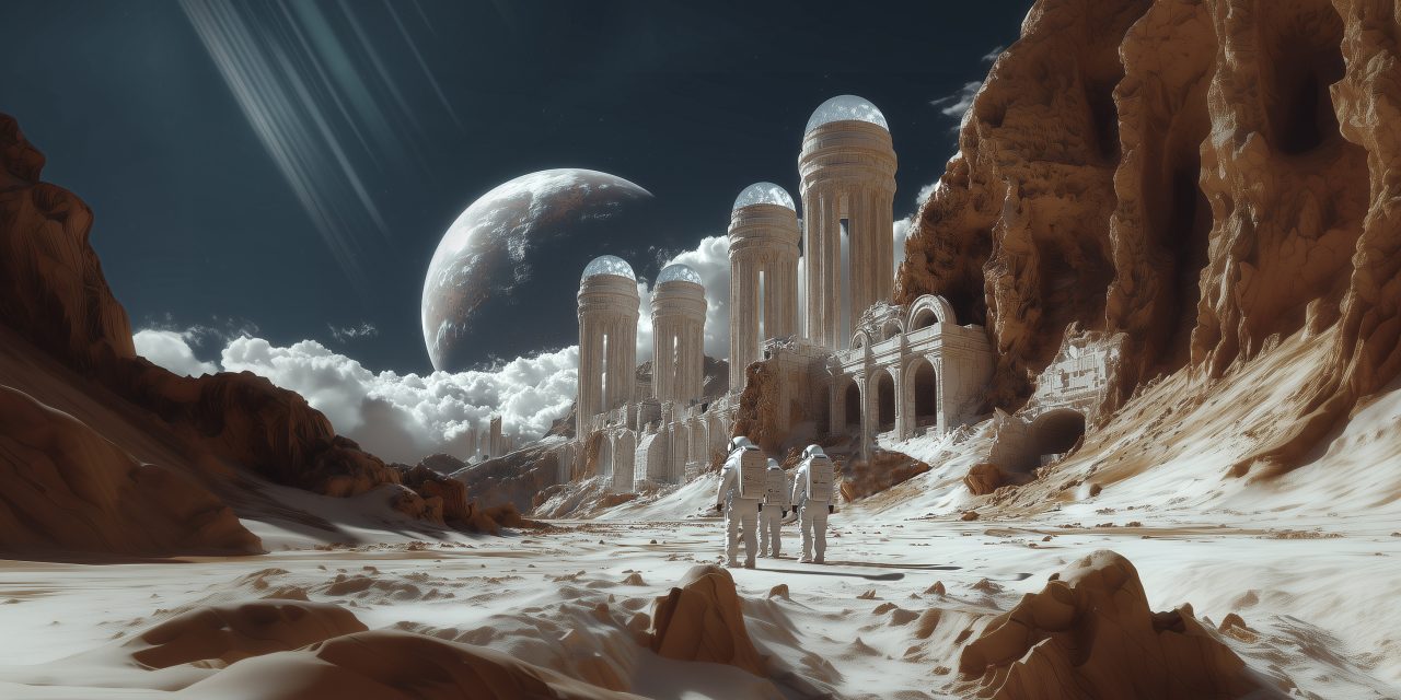 The dead Martian city