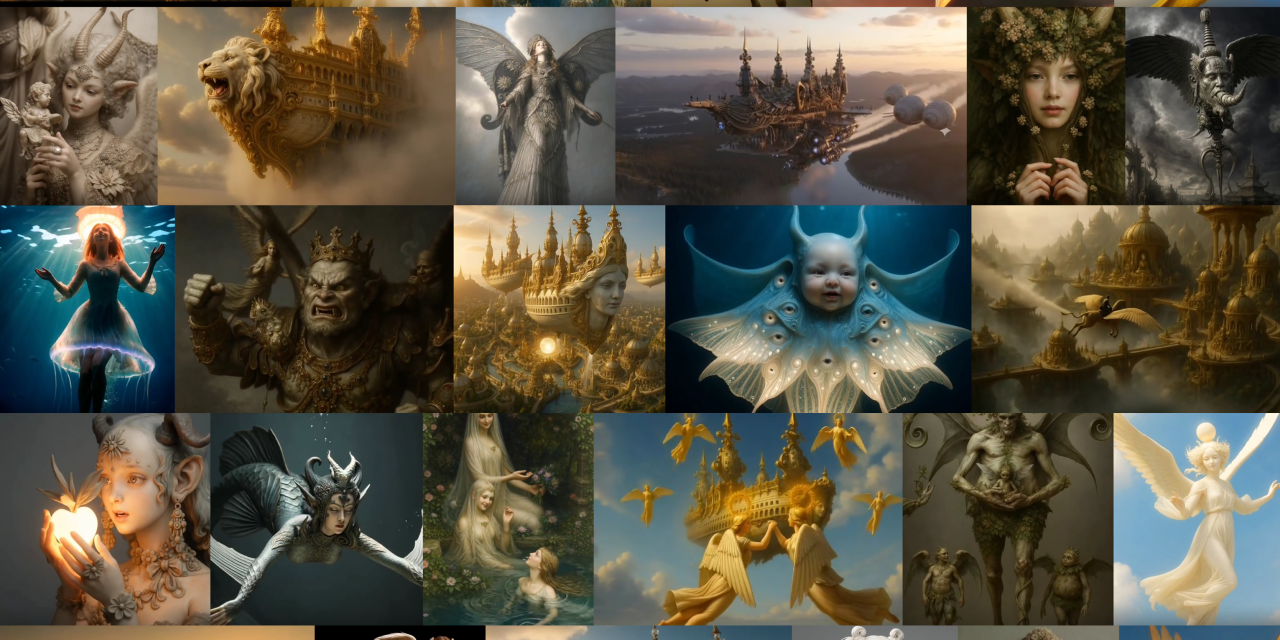 AI-generated video collection